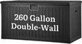 YITAHOME 260 Gallon Large Deck Box by YITAHOME