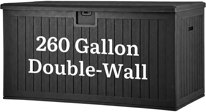 YITAHOME 260 Gallon Large Deck Box by YITAHOME