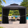 Outdoor Patio Curtain Waterproof Darkening Thermal Insulated Indoor Curtains by DivaenCamino