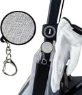 Magnetic Golf Glove Holder Clip – Strong Neodymium Magnet & Grip Pad – Attaches to Golf Cart, Bag or Belt – Keeps Gloves Dry, Fresh & Secure – Hand-Assembled Acrylic Golf Accessory for Men & Women