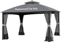SCOCANOPY Gary Replacement Top for 10X12Ft Oakmont Gazebo L-GZ1188PST-A by SCOCANOPY