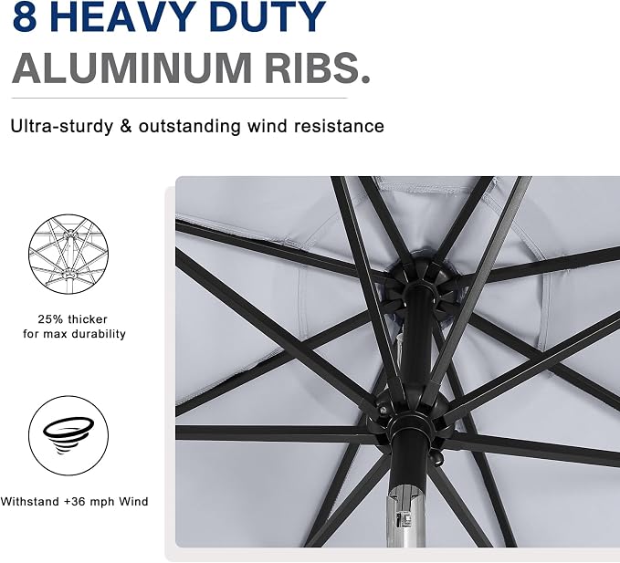 ABCCANOPY Solar Led Patio Umbrella - Image 7