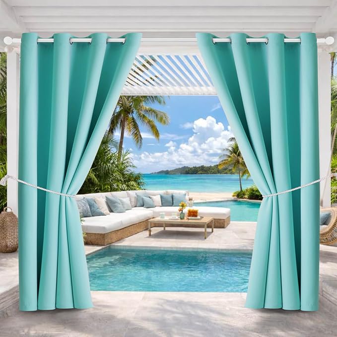 Outdoor Indoor Curtains W52 x L108 by DivaenCamino
