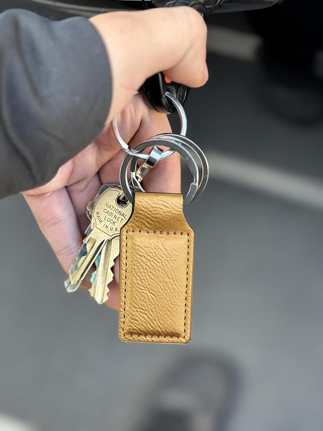 LaserGram Rectangle Keychain, Coat of Arms Germany, Personalized Engraving Included (Gold)