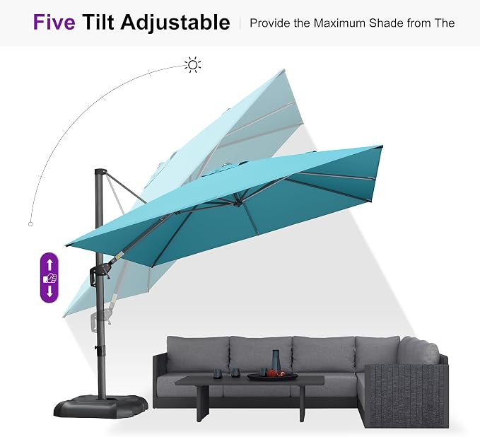 PURPLE LEAF Patio Umbrella - Image 6