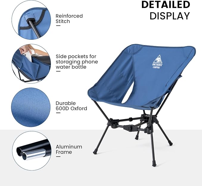 ONETIGRIS Tigerblade Camping Chair, Lightweight Folding Backpacking Hiking Chair - Image 6