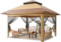 Driftalia 13x13 Pop Up Gazebo for Patio, Deck by Driftalia