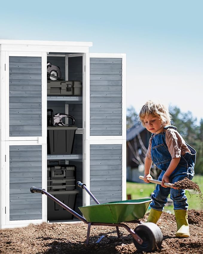 Bealife 63.2" Outdoor Storage Cabinet - Image 5