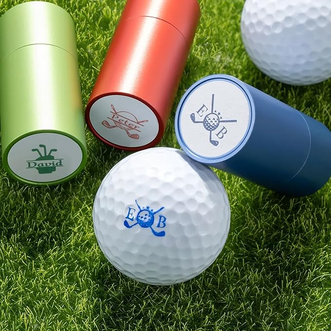 callie Custom Golf Ball Stamp - Personalized Golf Ball Marker Stamp with Monogram Name, Golf Accessories Gifts for Men, Dad, Husband, Golfers