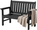 JUMMICO High-Density Polyethylene Outdoor Garden Bench, Ergonomically Designed by JUMMICO