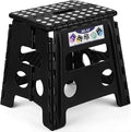 Delxo Folding Step Stool 13 Inch, 300 Lbs Step Stool by Delxo
