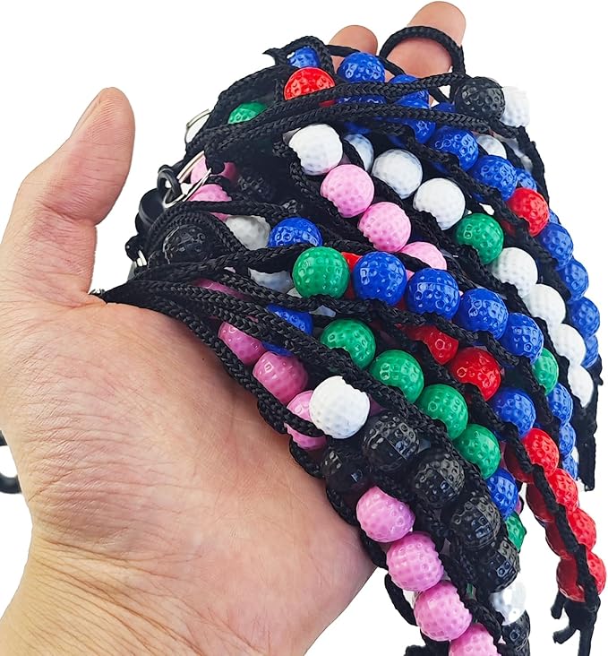 3/6/10/15 Pack Golf Bead Counter Golf Stroke Counter Golf Counter with Clip