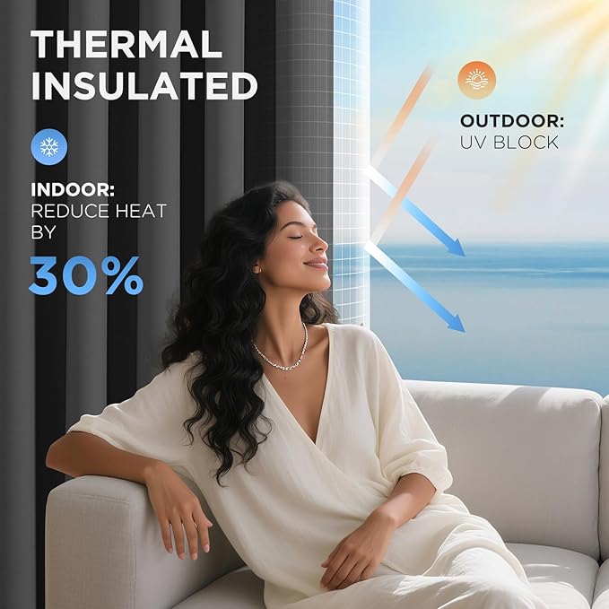 Joydeco Door Curtain Blackout Curtains - Image 5