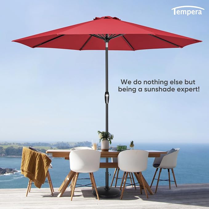 Tempera Patio Market Outdoor Table Umbrella - Image 7