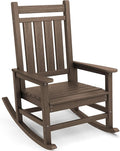 SERWALL HDPE Rocking Chair, Oversized Outdoor Rocking Chair by SERWALL