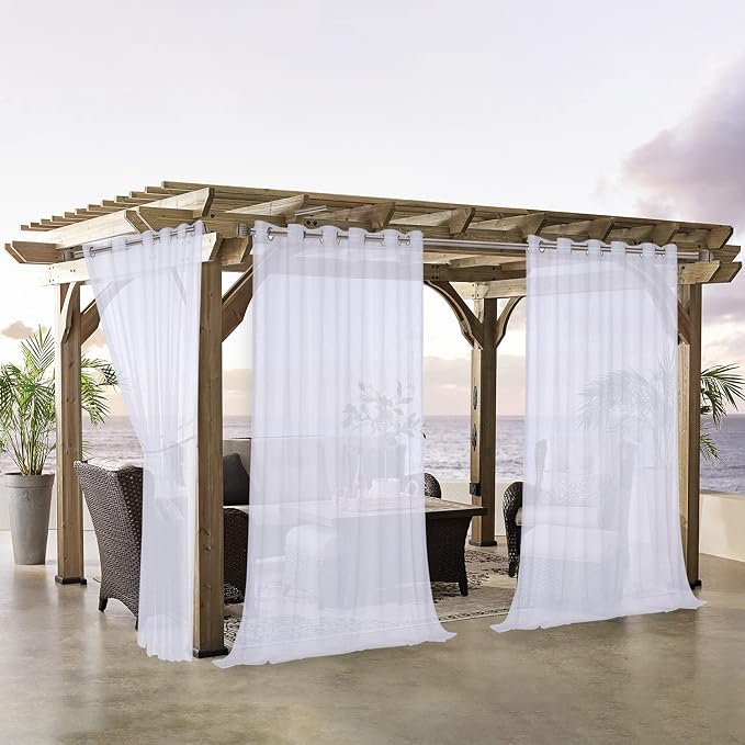 LORDTEX Burlap Linen Look Outdoor Curtain - Image 5