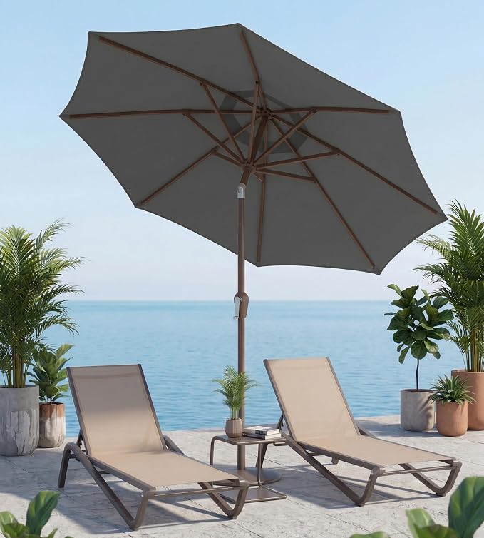 10FT Patio Umbrella, Outdoor Umbrella - Image 6