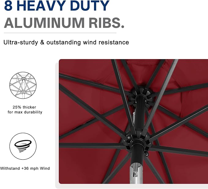ABCCANOPY Solar Led Patio Umbrella - Image 7
