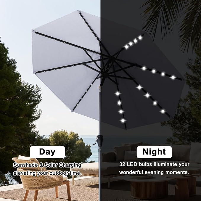 ABCCANOPY Solar Led Patio Umbrella - Image 4