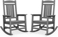 SERWALL Outdoor Rocking Chair Set of 2, Patio Rocking Chair, Porch Rocker by SERWALL