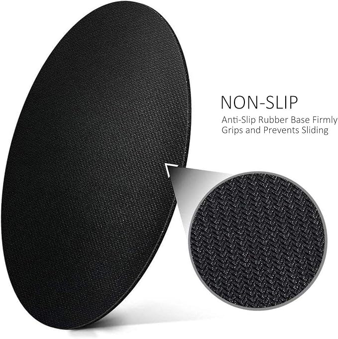 Mouse Pad Golf Ball, Round Mousepad, Non-Slip Rubber Base Mouse Mat for Laptop and Computer