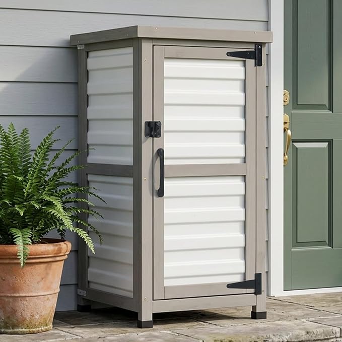 Small Outdoor Storage Cabinet by MAGAZOOPET