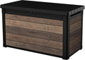 Keter Walnut 100 Gallon Resin Deck Box-Organization and Storage by Unknown