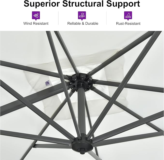 PURPLE LEAF Patio Umbrella - Image 3