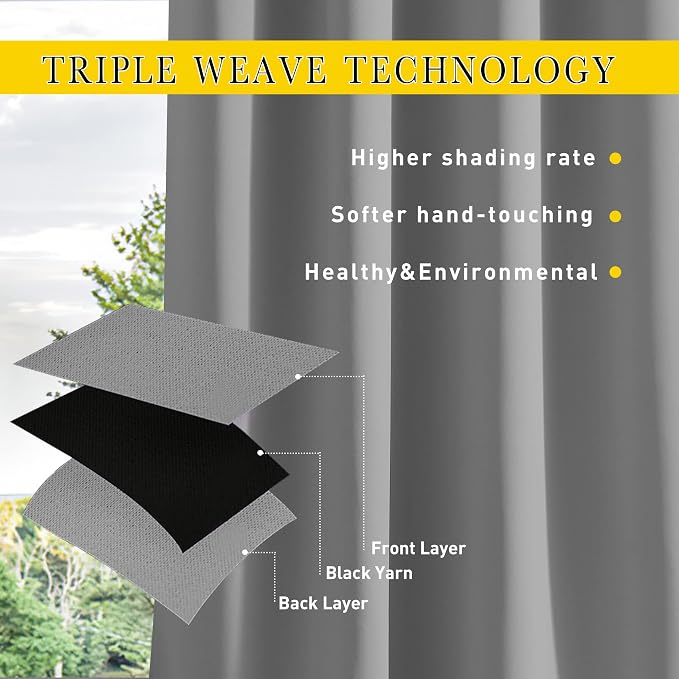 NICETOWN Windproof Outdoor Curtains - Image 6