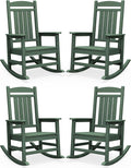SERWALL Outdoor Rocking Chair Set of 4, Patio Rocking Chair, Porch Rocker by SERWALL