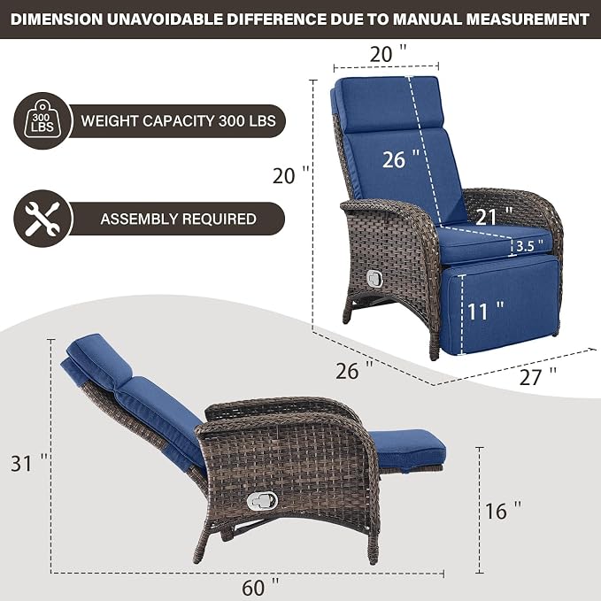 Versatile Outdoor Recliner Chair - Image 2