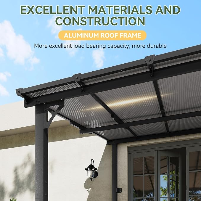 Aoxun 10' x 12' Gazebo for Patio, Gazebo Pergola - Image 3
