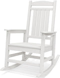 SERWALL HDPE Oversized Rocking Chair Outdoor, Patio Rocking Chairs, Porch Rocker by SERWALL