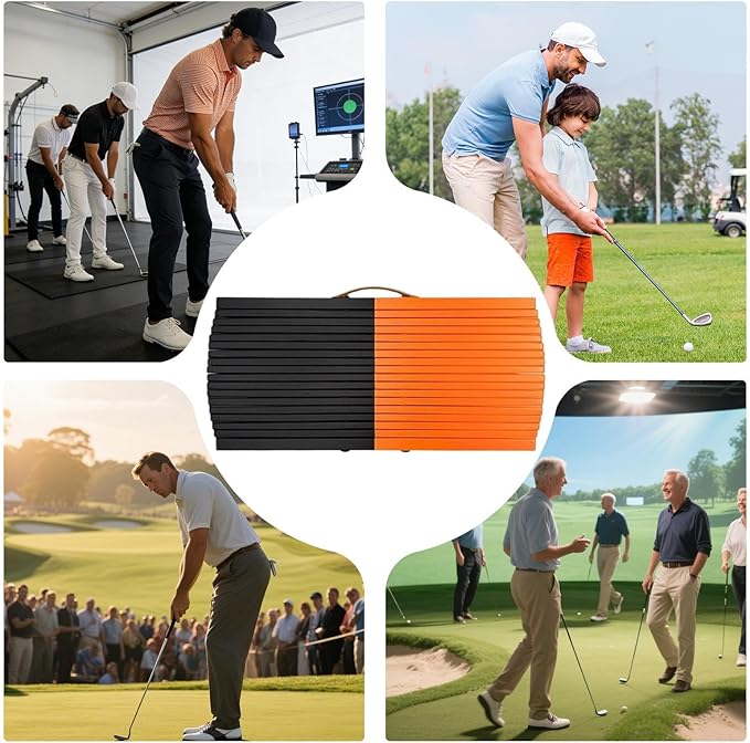 Golf Balance Board 3 – Modes Teaching Tool, Vibration Feedback Glof Swing, Trainer Beginners Club Practice & | Beginners Club Practice & Drills, Increased Power & Swing Rhythm Compact