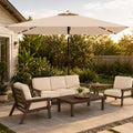 6.5 x 10ft Rectangular Patio Umbrella by PatioKingdom