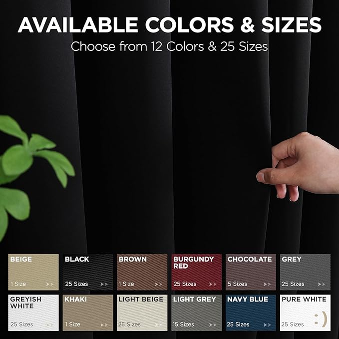 Joydeco Door Curtain Blackout Curtains - Image 7