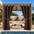 Outdoor Indoor Curtains for Patio Weather-resistant Window Panels Privacy by DivaenCamino