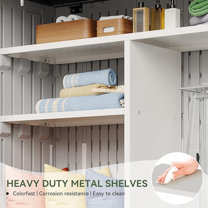 Aoxun 64 Cu.Ft Resin Storage Shed - Image 2