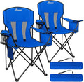Camping Chairs for Adults 2 Pack, Folding Chair by Romswi