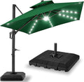 Best Choice Products 10x10ft Cantilever Patio Umbrella w/Base Included by Unknown