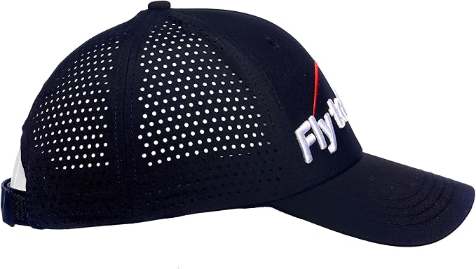 ¡That´s What Golf it´s All About! Premium Navy Blue Golf Cap Vent, 3D Embroidered Logo, one Size fits All, Breathable Fabric, Absorbent Band.