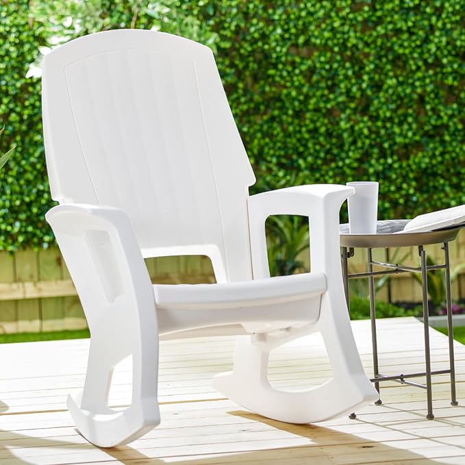 Rockaway Heavy Duty All Weather Patio or Deck Rocking Chair, and Patio - Image 2