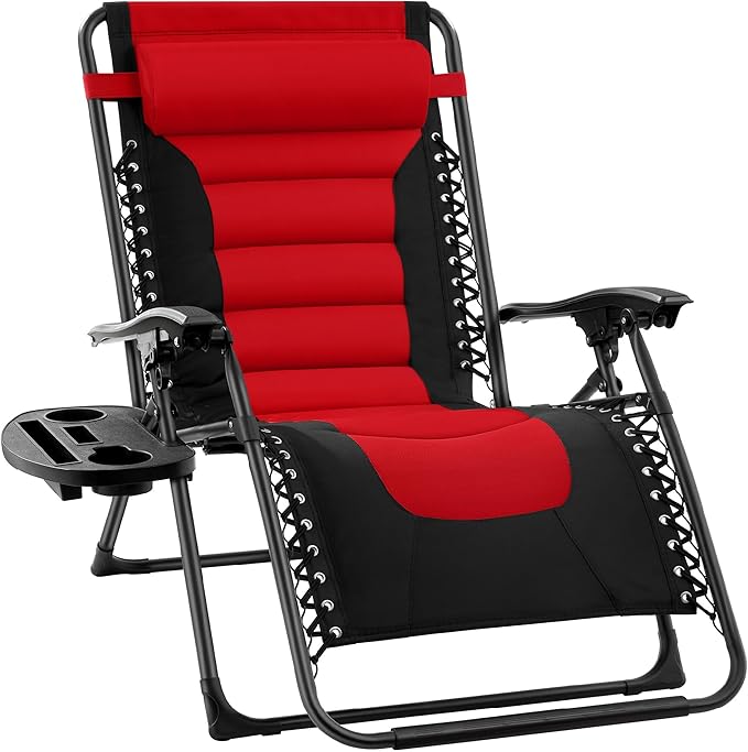 Best Choice Products Oversized Padded Zero Gravity Chair, Folding Outdoor Patio by Unknown