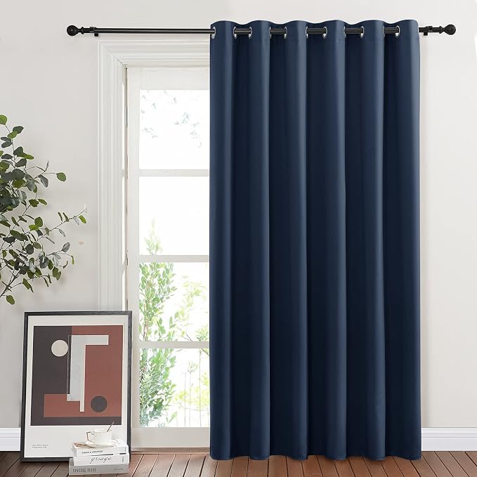 NICETOWN Bedroom Curtain for Patio Room Darkning 84 inch Long, Rustproof - Image 8