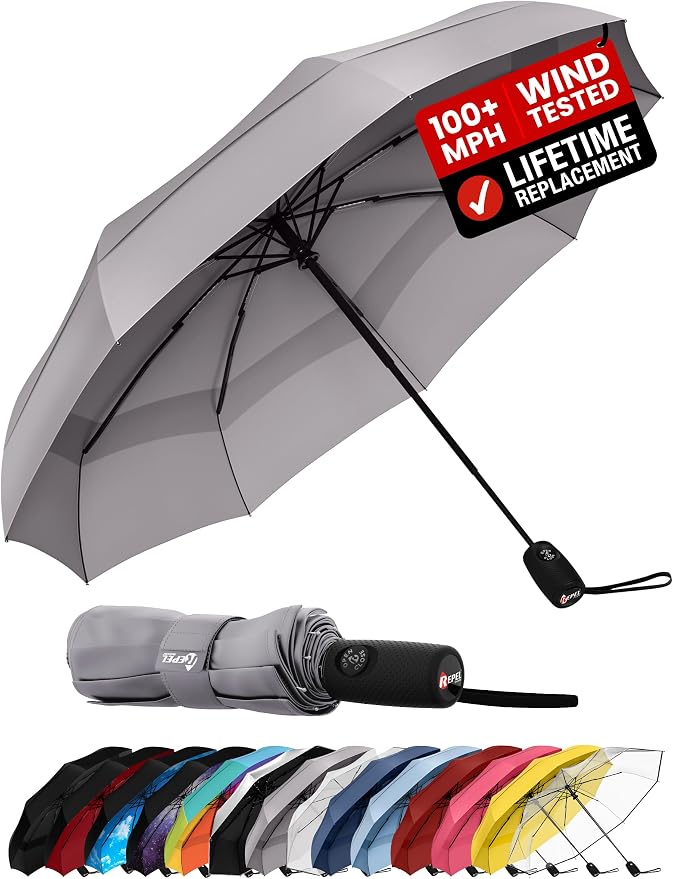Windproof Travel Umbrella by RepelUmbrella
