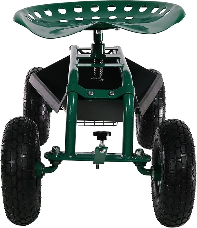 Sunnydaze Rolling Garden Cart - Image 7