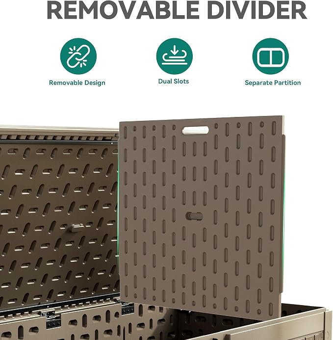 YITAHOME 320 Gallon Double-Wall Deck Box - Image 2