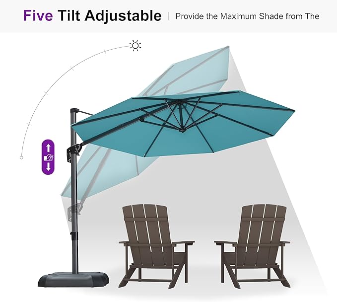 PURPLE LEAF Patio Umbrella - Image 8
