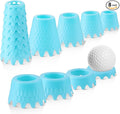 8 Pack ‌Simulator Golf Tees, TPU Unbreakable Material, Height from 1/4" to 2", Suitable for Indoor, Outdoor, Winter, Golf Mats, Turf and Driving Range