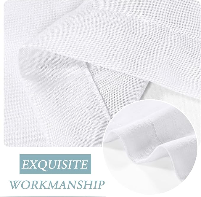 H.VERSAILTEX Outdoor Linen Sheer Curtains - Image 8